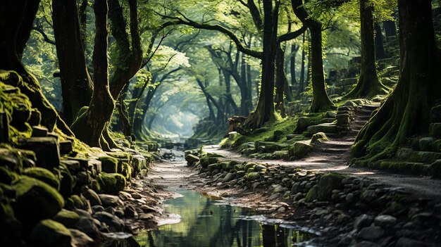 Uma bela vista da natureza.