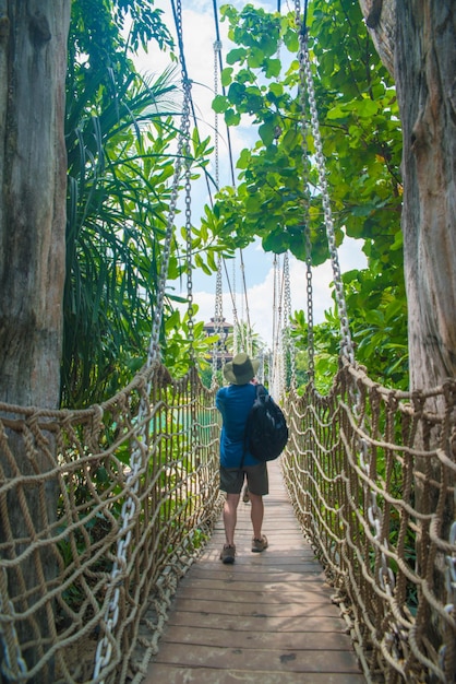 Uma bela vista de Sentosa Islanda localizada em Cingapura