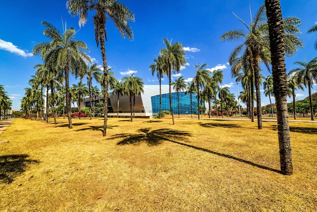 Uma bela vista do Centro de Convenções Ulysses Guimarães localizado em Brasília Brasil