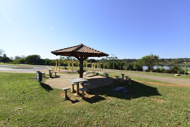 Uma bela vista do Deck Sul Park localizado em Brasília Brasil