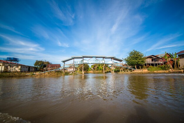 Uma bela vista do Lago Inle Myanmar