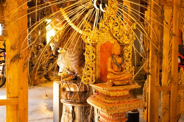 Uma bela vista do Museu Baan Dan localizado em Chiang Rai Tailândia