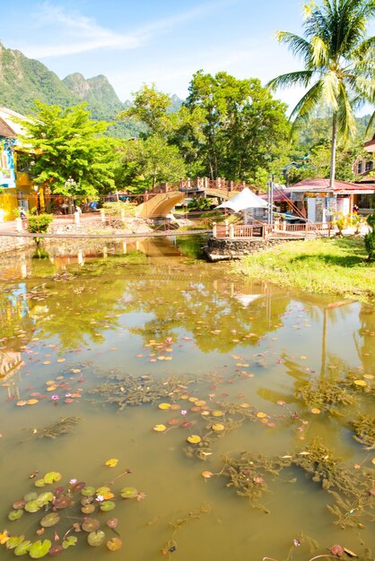 Uma bela vista do Sky Bridge Park em Langkawi Malásia