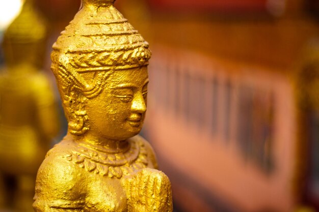 Uma bela vista do templo budista localizado em Siem Reap Camboja