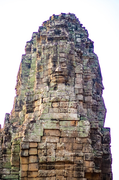 Uma bela vista do Templo de Angkor Wat localizado em Siem Reap Camboja