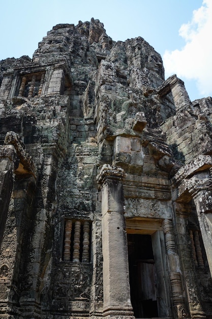 Uma bela vista do Templo de Angkor Wat localizado em Siem Reap Camboja