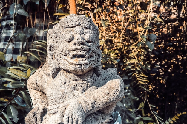 Uma bela vista do templo Pura Tirta Empul localizado em Bali Indonésia