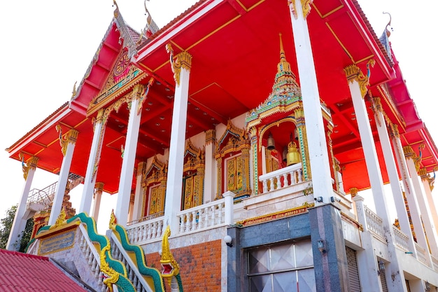 Uma bela vista panorâmica da cidade de Nong Khai na Tailândia