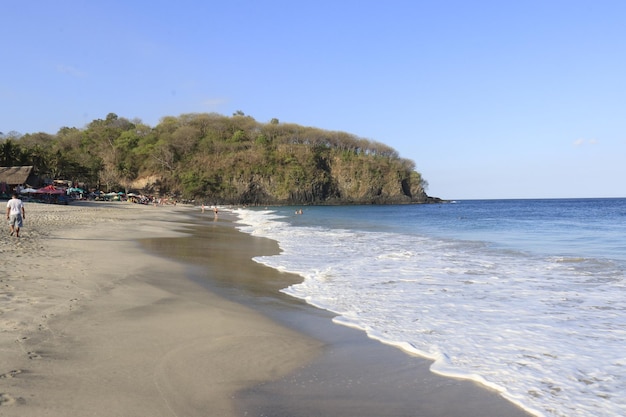 Uma bela vista panorâmica de bali indonésia