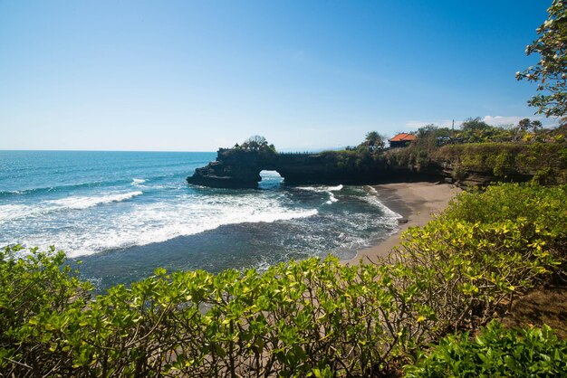 Uma bela vista panorâmica de bali indonésia