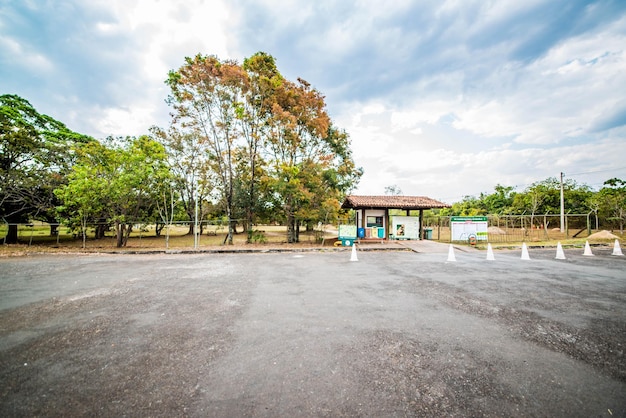 Uma bela vista panorâmica de brasília, capital do brasil