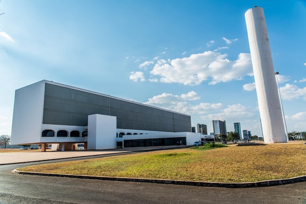 Uma bela vista panorâmica de Brasília, capital do Brasil