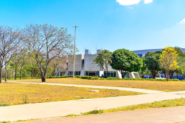 Uma bela vista panorâmica de Brasília, capital do Brasil