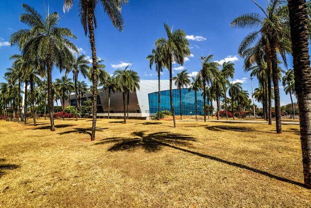 Uma bela vista panorâmica de Brasília, capital do Brasil