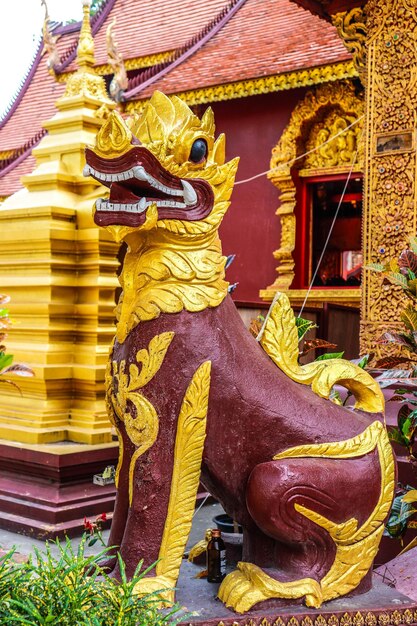 Uma bela vista panorâmica de Chiang Mai na Tailândia