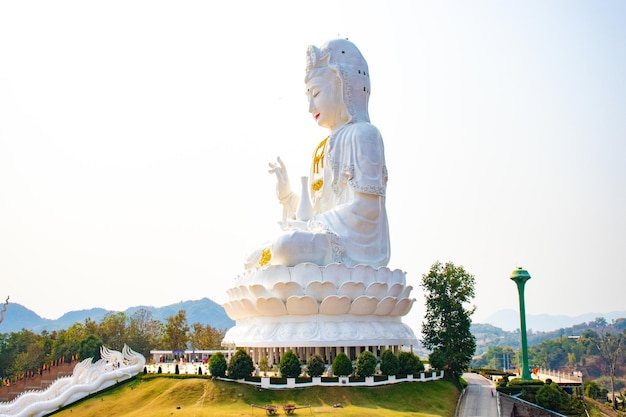 Uma bela vista panorâmica de Chiang Rai na Tailândia