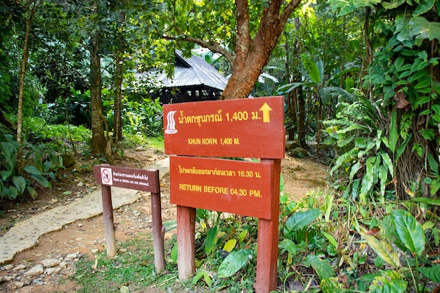 Uma bela vista panorâmica de Chiang Rai Tailândia