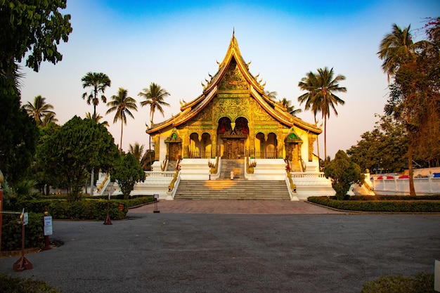 Uma bela vista panorâmica de Luang Prabang Laos