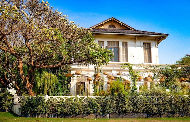 Uma bela vista panorâmica de Vientiane Laos