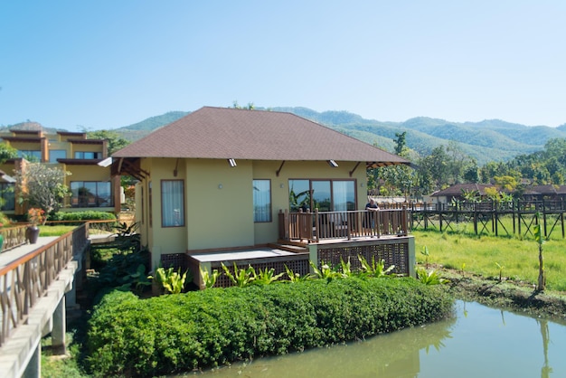 Uma bela vista panorâmica do Lago Inle em Mianmar