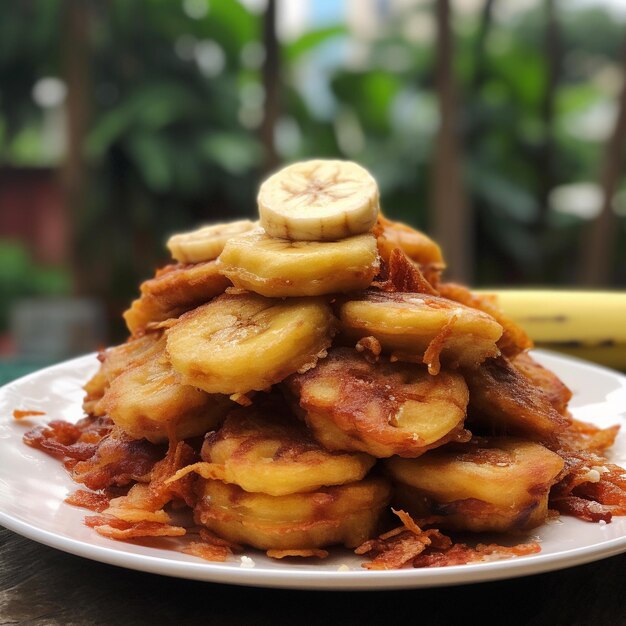 Uma boa porção de comida frita, um lanche brasileiro.