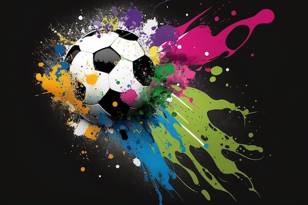Uma bola de futebol ou futebol é o esporte mais popular do mundo