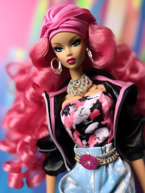 Uma boneca Barbie disfarçada.