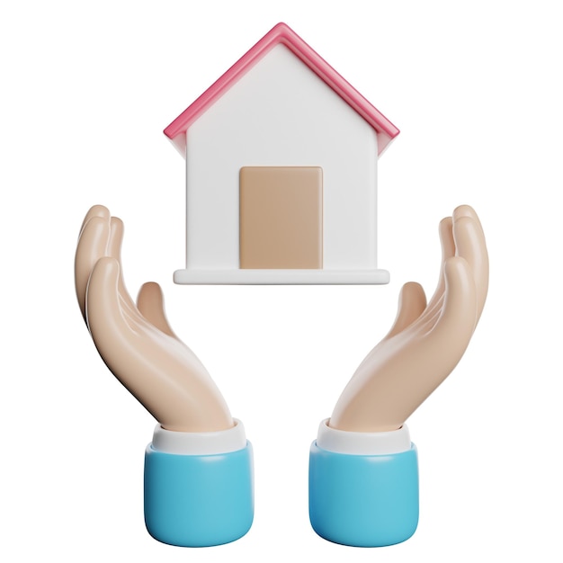 uma boneca com uma casa rosa na forma de uma casa com um telhado rosa
