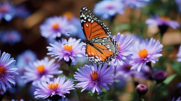 Uma borboleta em uma flor com as palavras borboleta nela