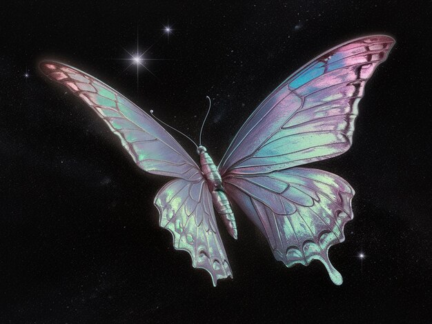 Uma borboleta surrealista