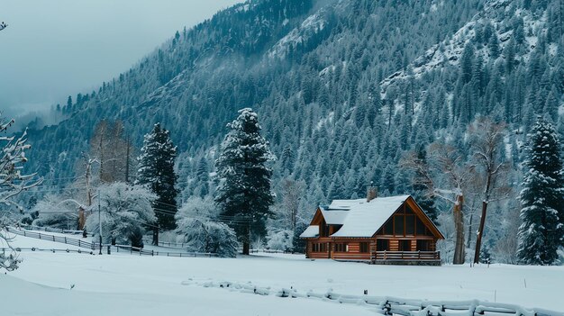 Uma cabana isolada nas montanhas é o lugar perfeito para escapar da agitação da vida cotidiana