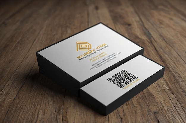 uma caixa branca com um logotipo preto e dourado