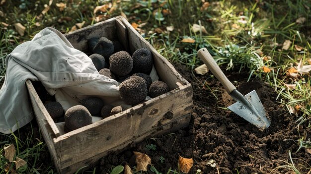 Uma caixa de madeira com uma faca enfiada nela e uma faca nela que diz não comer