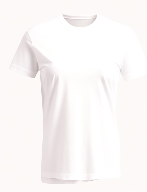 Foto uma camisa branca com a palavra t gerada por ia