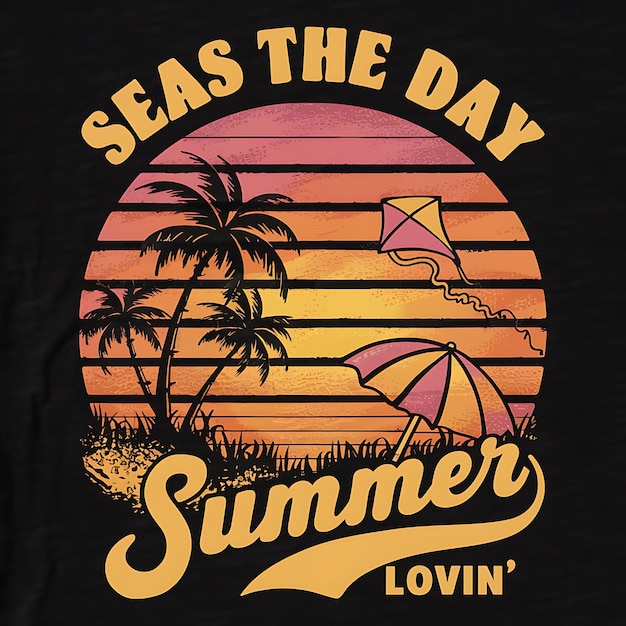 uma camisa que diz mar o dia o dia está escrito nele
