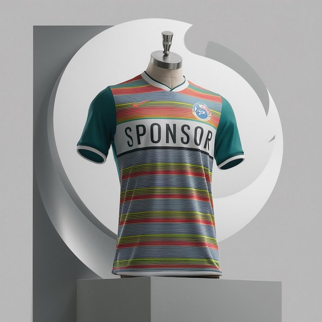 uma camisa que diz que o esporte está em um estande
