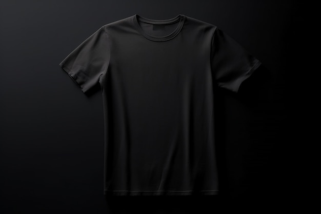Uma camiseta preta com a palavra t