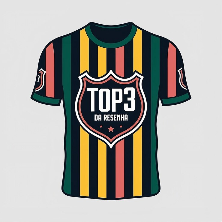 Foto uma camisola desportiva multicolor