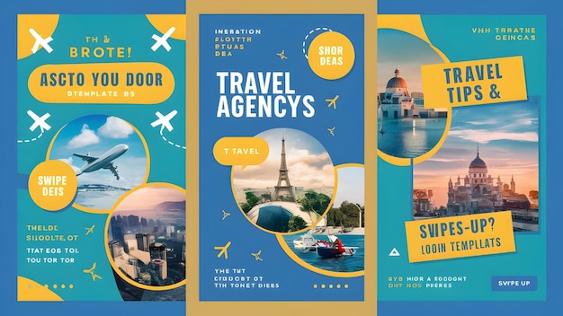 uma capa de livro com uma foto de uma empresa de viagens