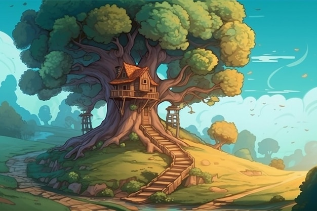 Uma casa na árvore