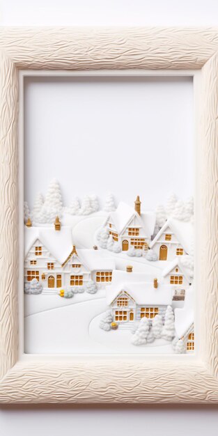 Uma casa na neve