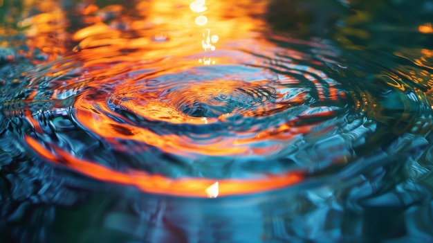 Uma cativante cena subaquática com cores aquáticas que refletem as profundezas do amor.