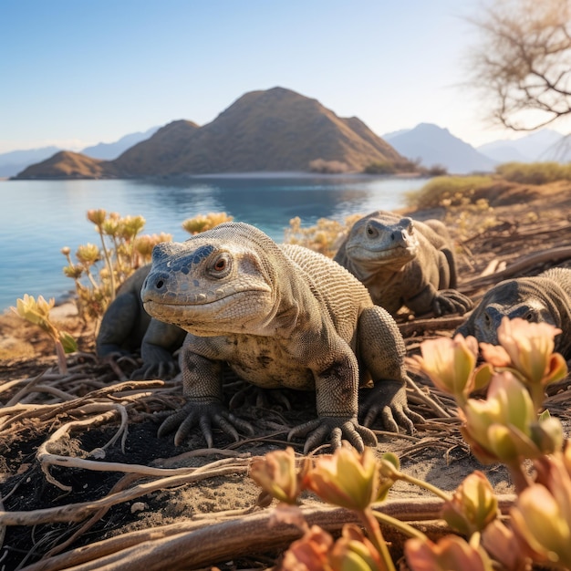 Uma cena de sonho do Parque Nacional de Komodo, na Indonésia