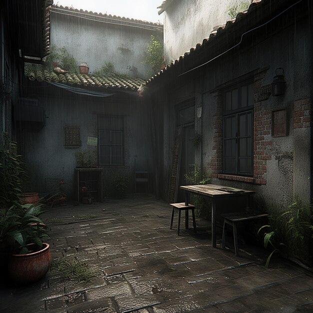 Uma cena de um jogo chamado a cidade dos mortos