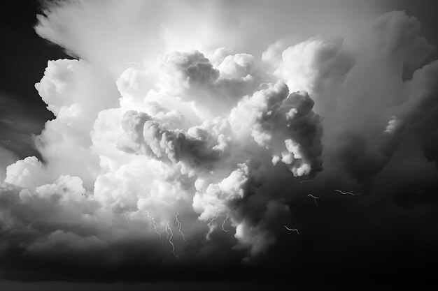 Foto uma cena dramática no céu se desenrola