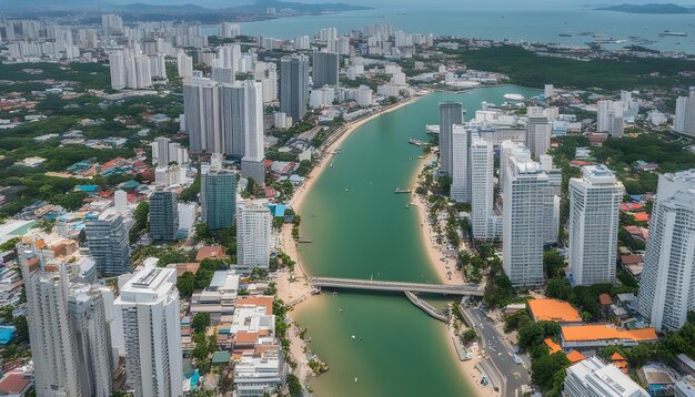 Uma cidade do ar.