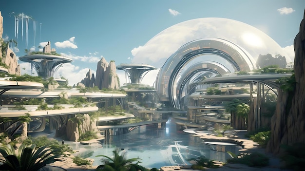 Uma cidade futurista é a cidade mais futurista do mundo