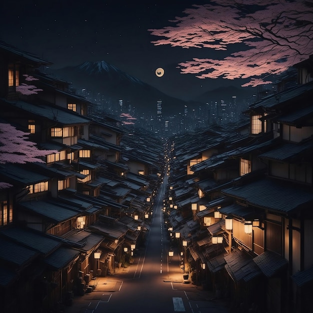 Uma cidade japonesa