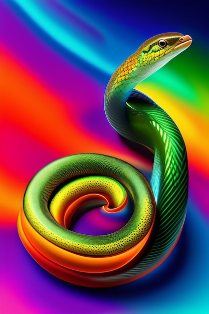 Desenho de Serpente pintado e colorido por Usuário não registrado o dia 11  de Junho do 2010