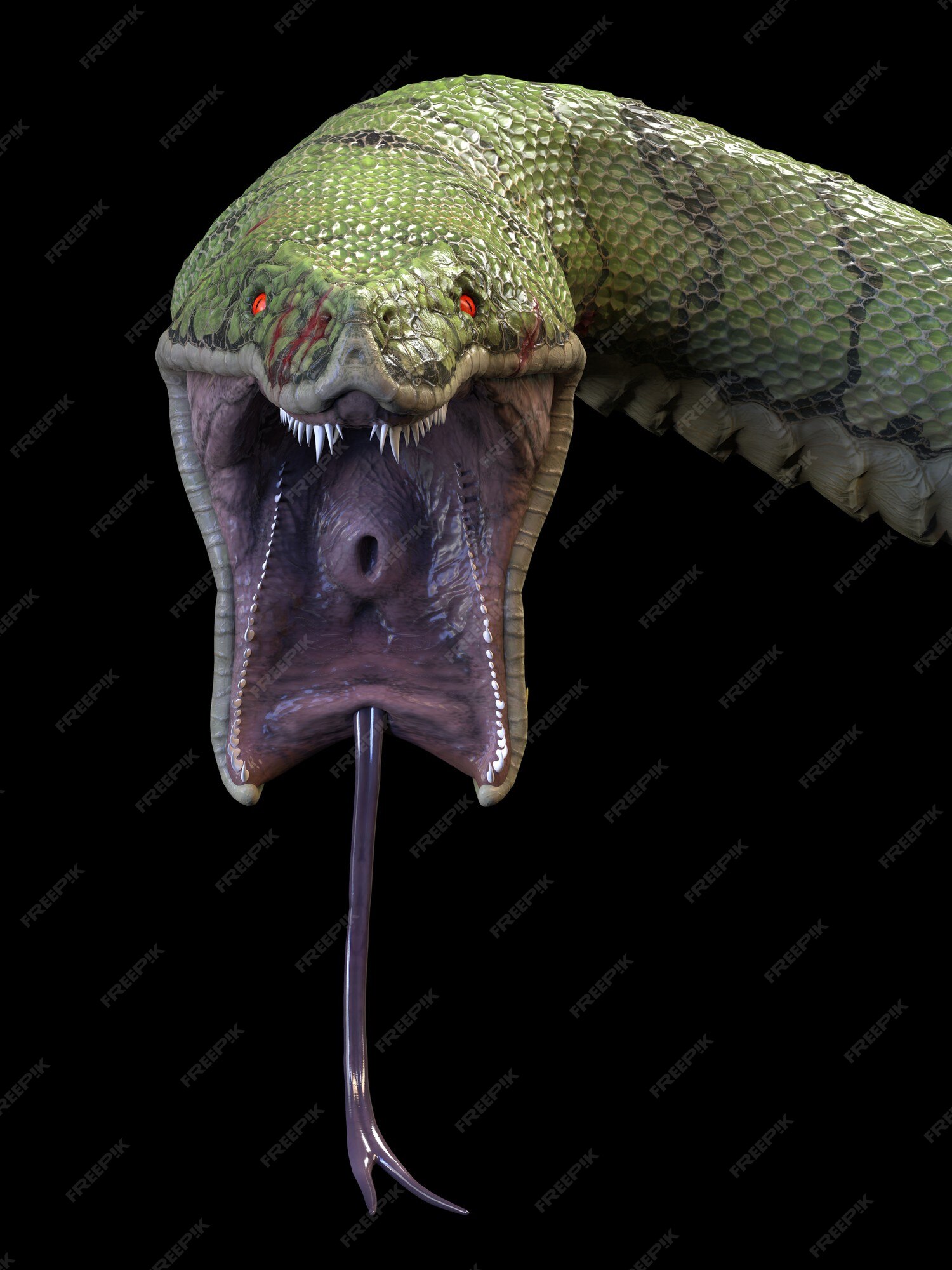 134 Serpente 3D - Serpente Renderizações 3D - Envato Elements